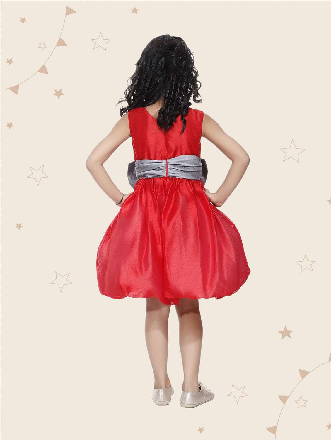 girls round neck sleeveless frock - 19743814 -  Standard Image - 1