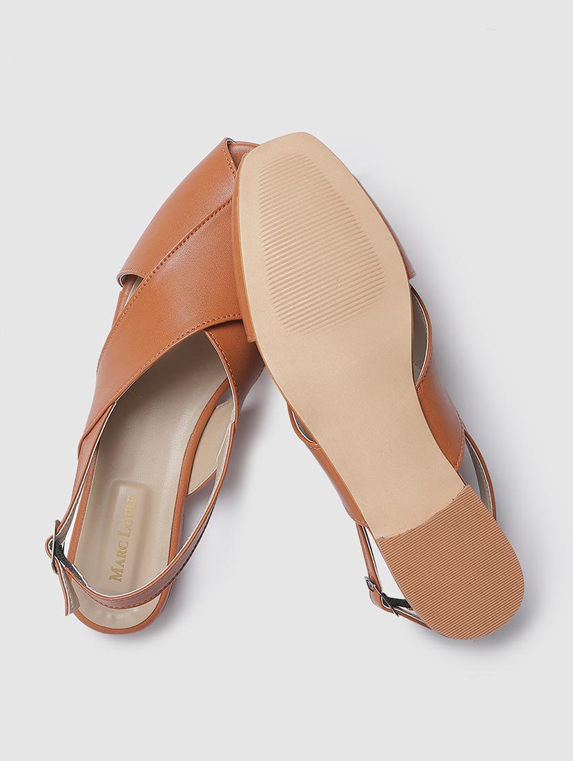 tan pu slip on flats - 19745186 - Standard Image - 4