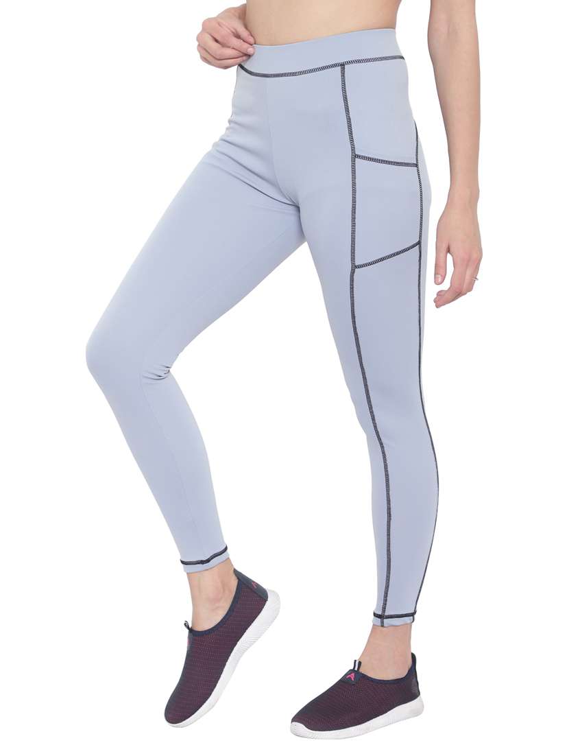 grey polyester jeggings - 19745806 -  Standard Image - 1