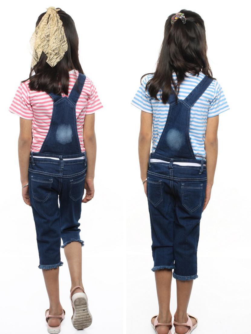 girls pack of 2 dungaree - 19745994 - Standard Image - 1