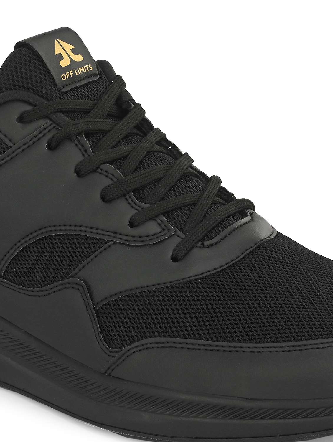 black synthetic sport shoe - 19747222 -  Standard Image - 4