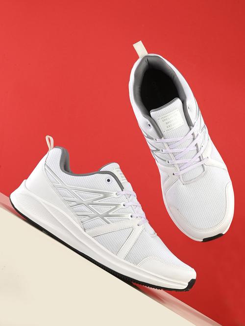 white synthetic sport shoe - 19747226 - Standard Image - 0
