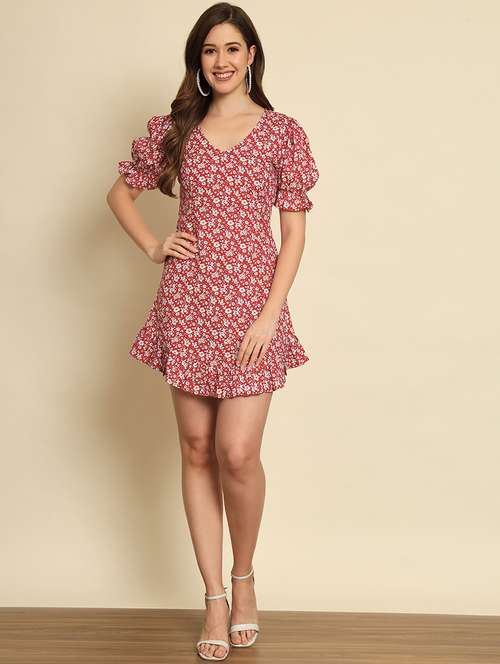 women's tiered dress floral dress - 19747640 -  Standard Image - 0