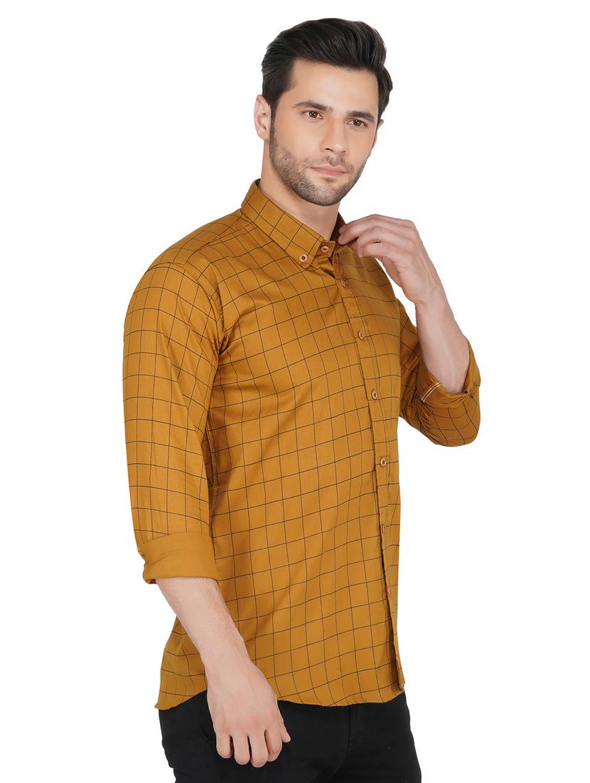 mens checks casual shirt - 19748756 - Standard Image - 1