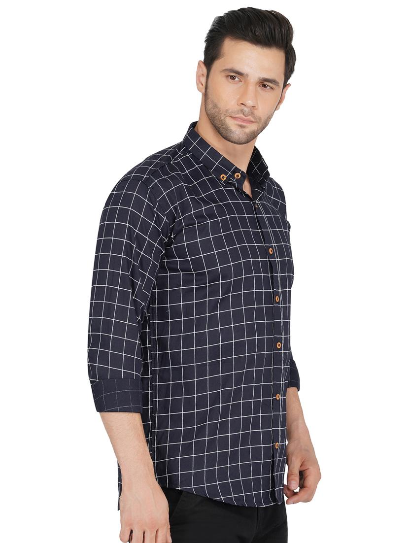 mens checks casual shirt - 19748762 - Standard Image - 1