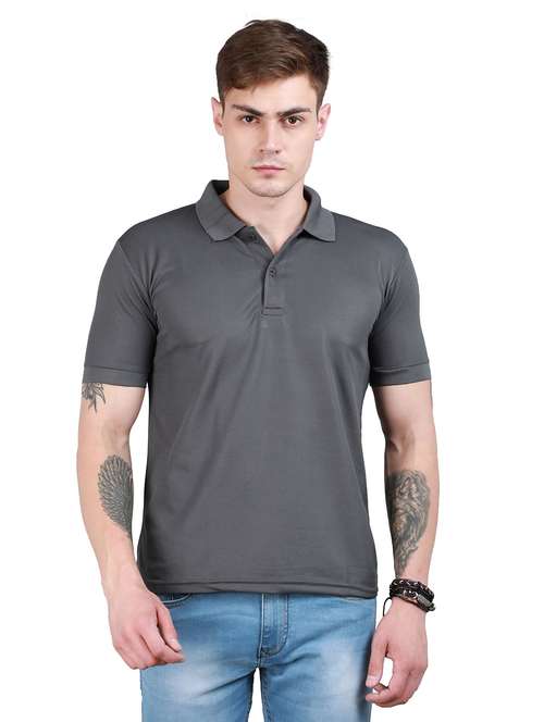 solids cotton polo t-shirt - 19748968 -  Standard Image - 0