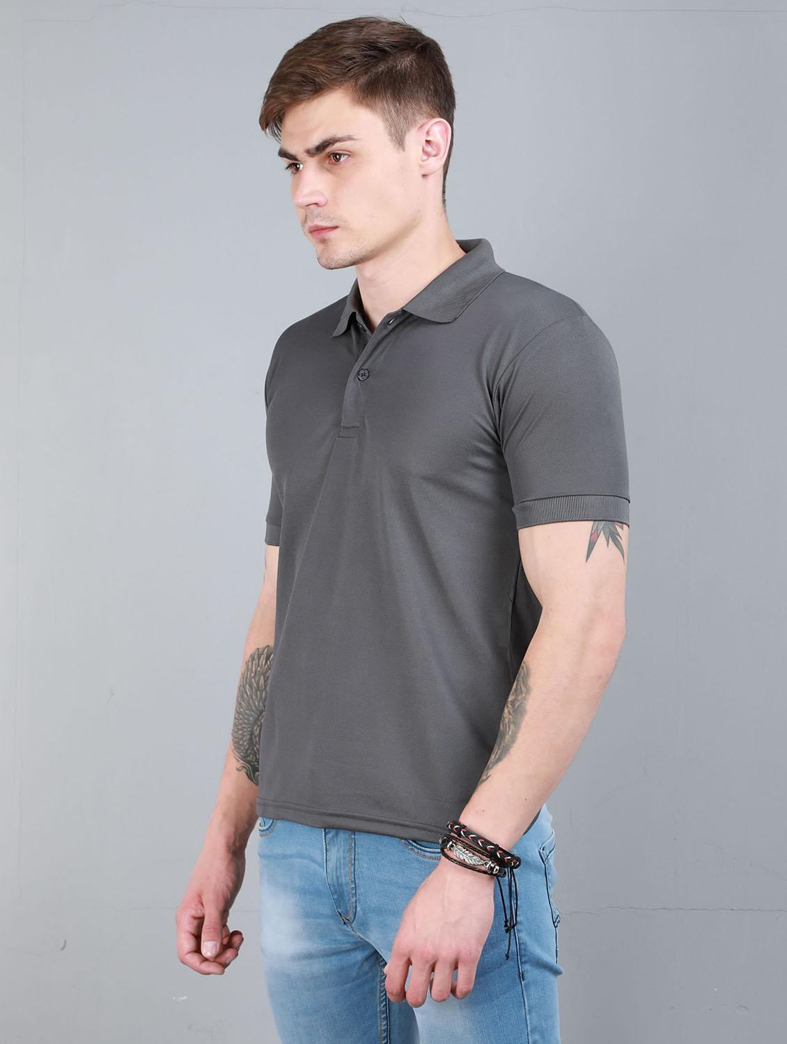 solids cotton polo t-shirt - 19748968 - Standard Image - 1