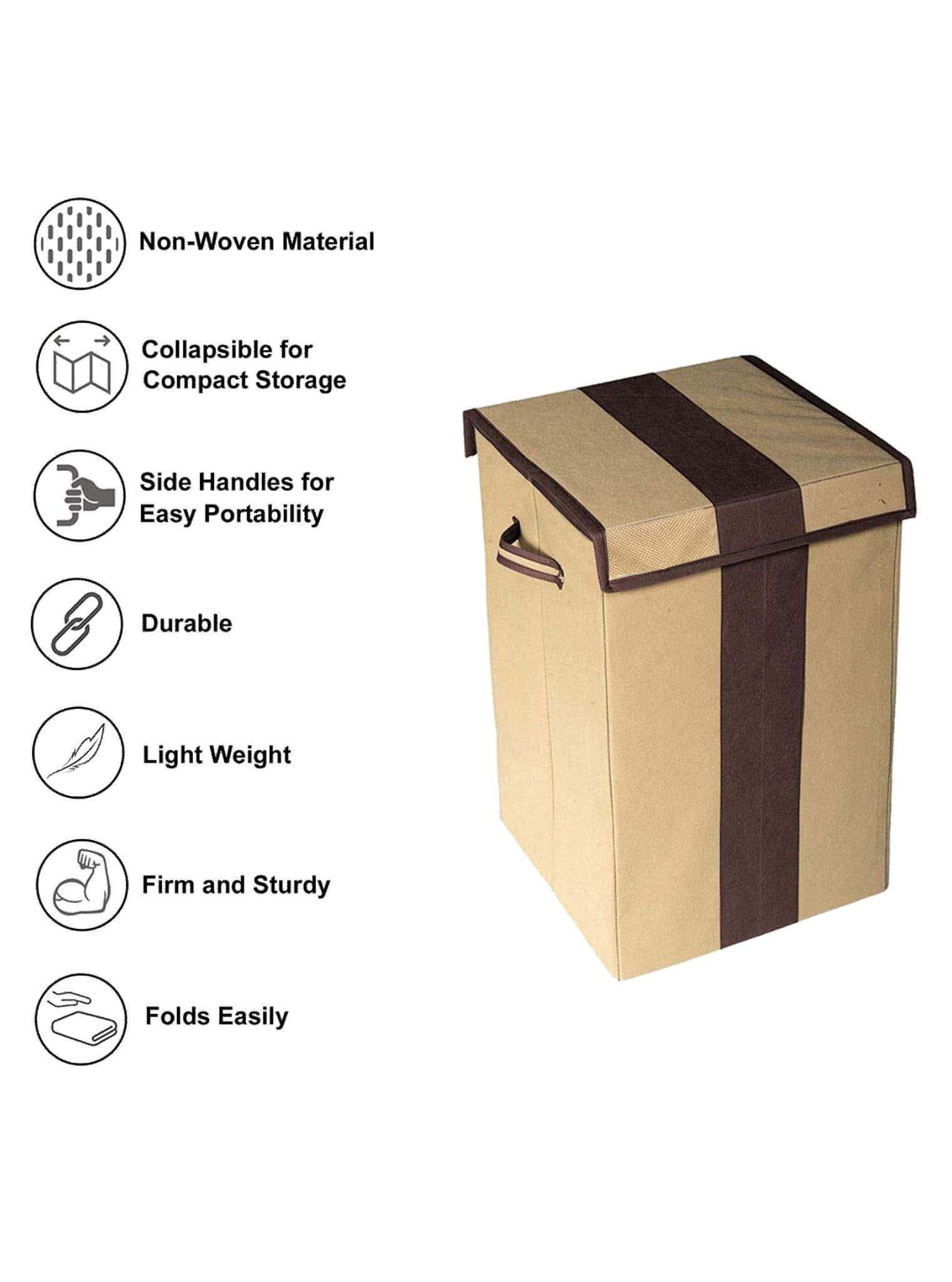 folding laundry basket for clothes - 19749124 - Standard Image - 6