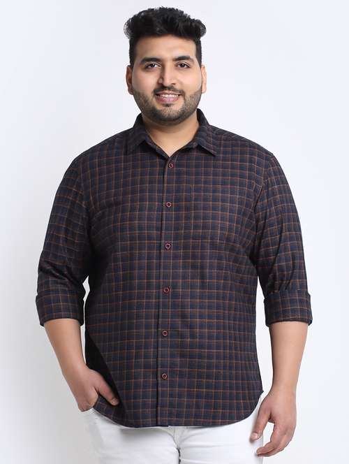 blue cotton casual shirt - 19750073 - Standard Image - 0