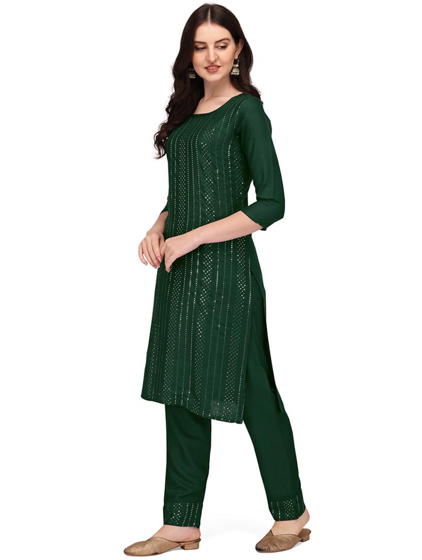 self design kurta pant set - 19750212 - Standard Image - 1