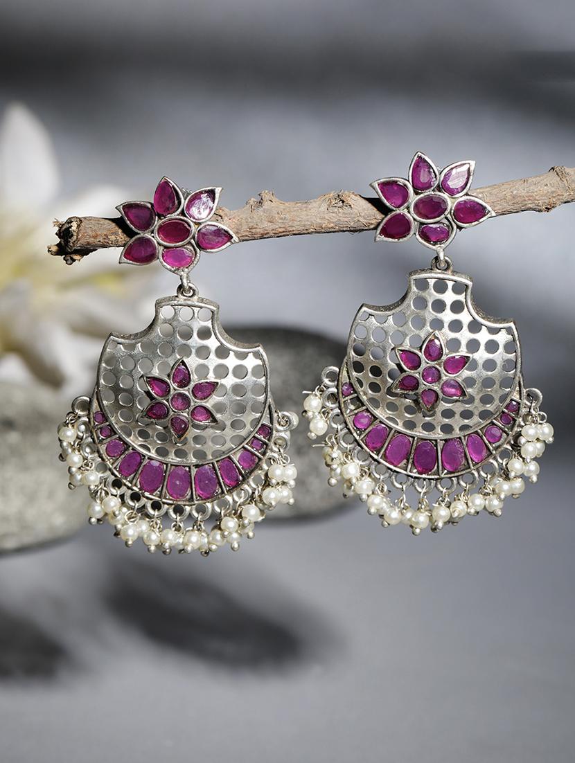 red brass drop earring - 19754796 - Zoom Image - 0