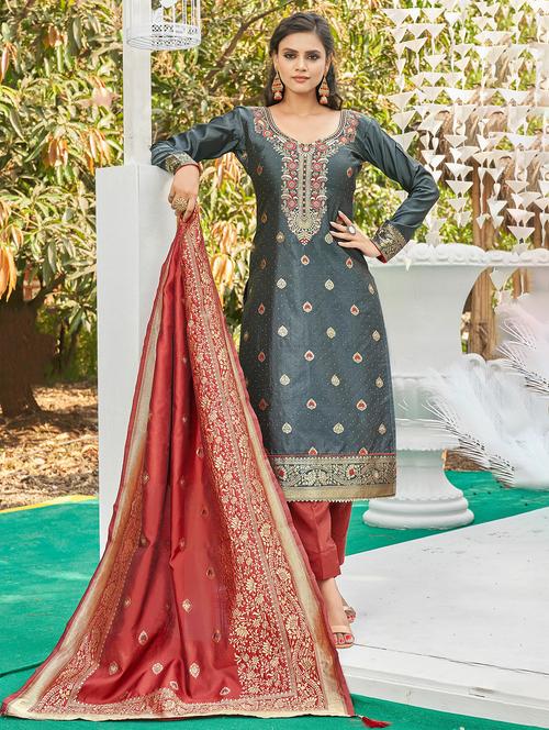 woven unstitched suits - 19754817 - Standard Image - 0