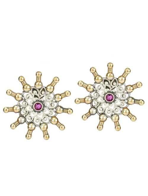 red brass studs earring - 19754975 -  Standard Image - 0