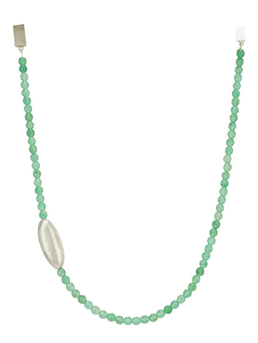 green beads long necklace - 19755189 - Standard Image - 1