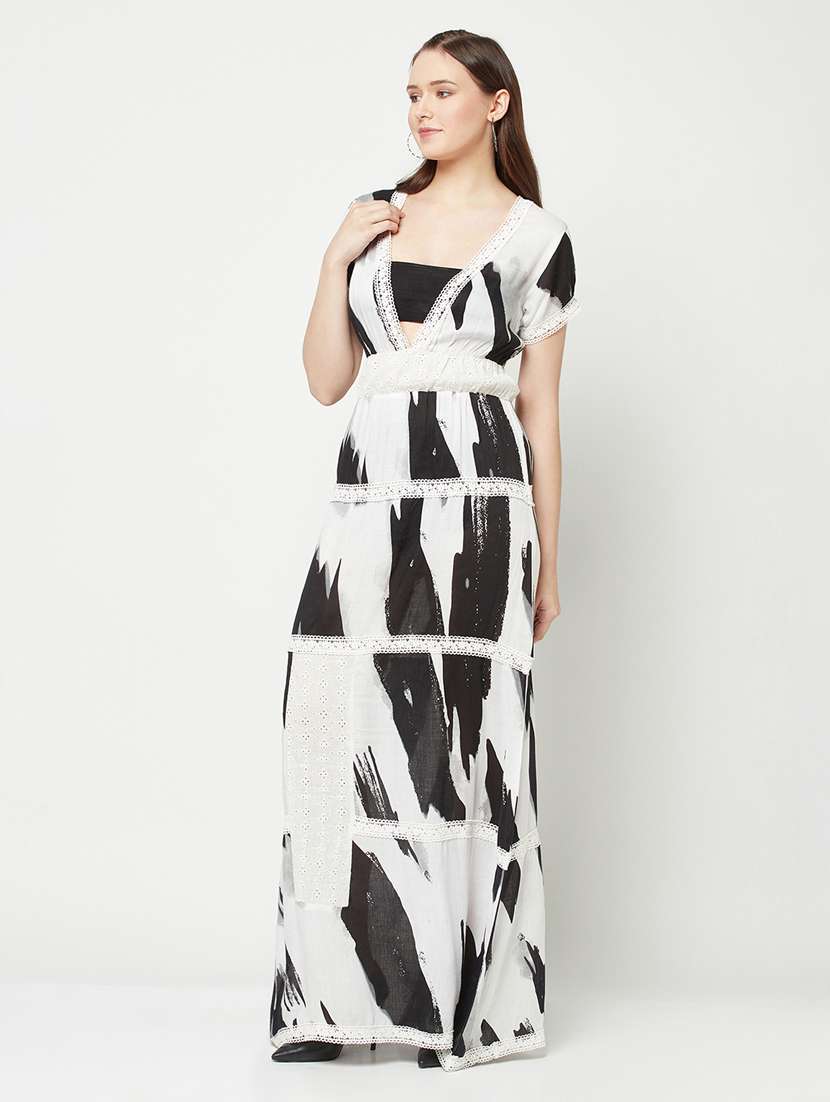 women's fit & flare tie & dye dress - 19755379 -  Standard Image - 1