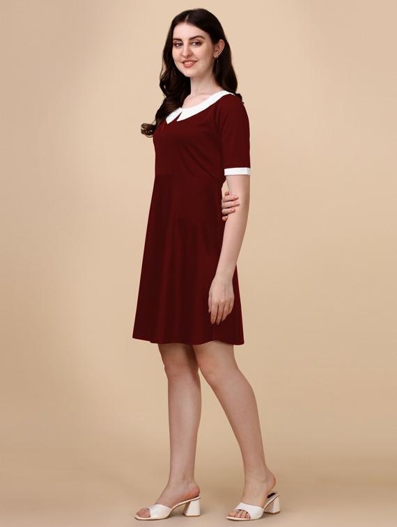 red hosiery aline dress - 19755969 -  Standard Image - 1