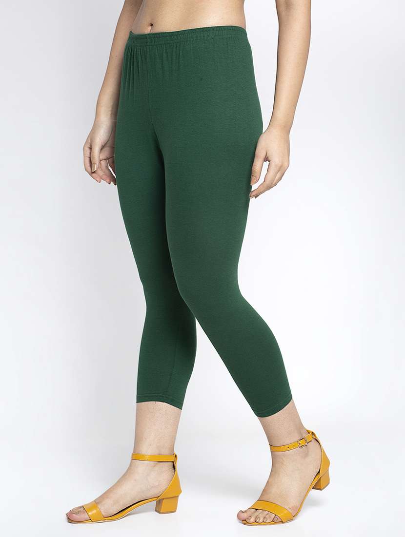 pack of 3 solid capri leggings  - 19757289 -  Standard Image - 1