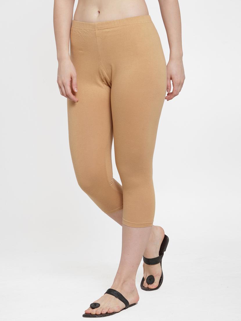 pack of 3 solid capri leggings - 19757313 - Standard Image - 1