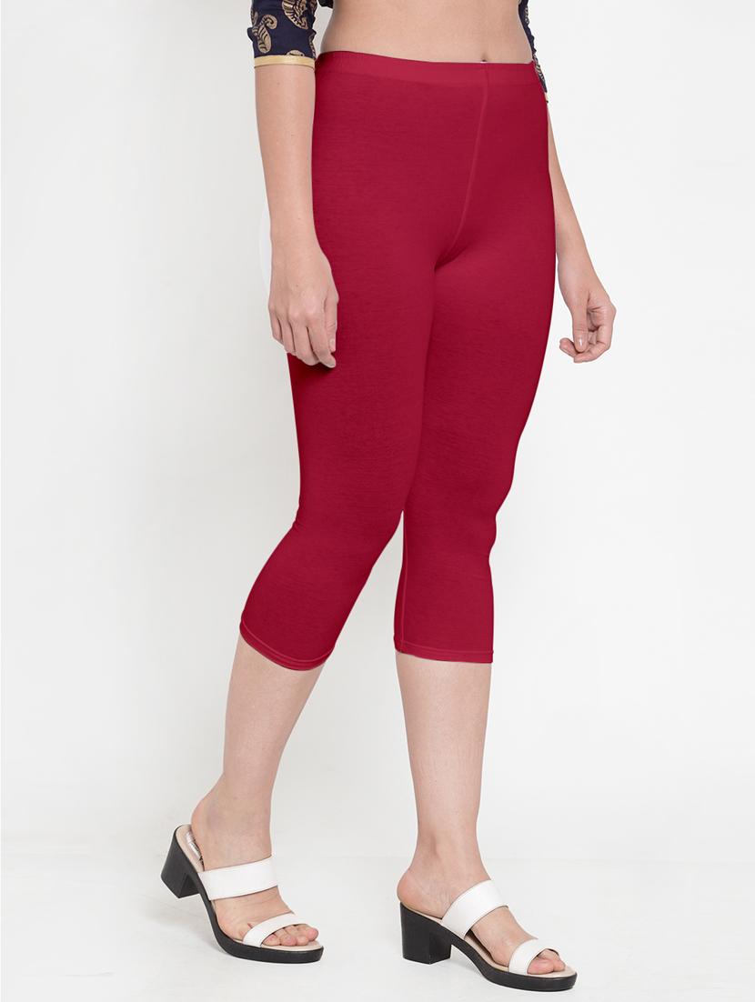 pack of 3 solid capri leggings  - 19757336 -  Standard Image - 1
