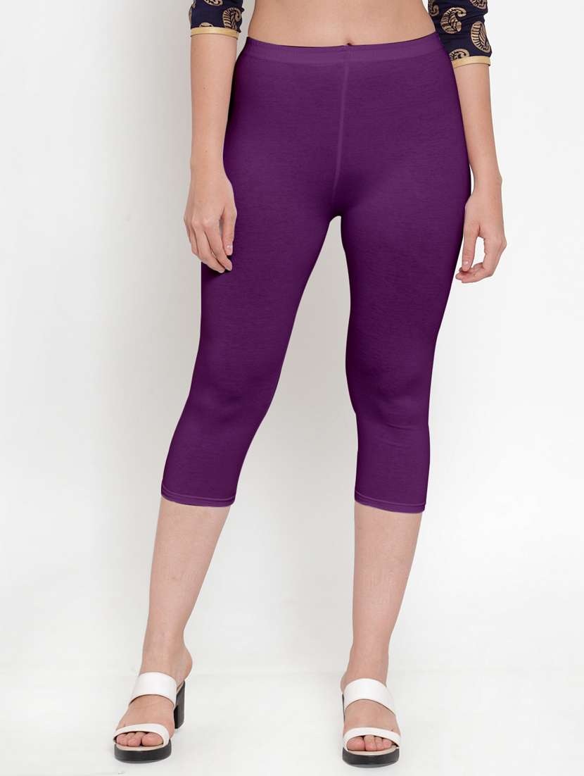 pack of 3 multi colored capri leggings - 19757347 - Standard Image - 1