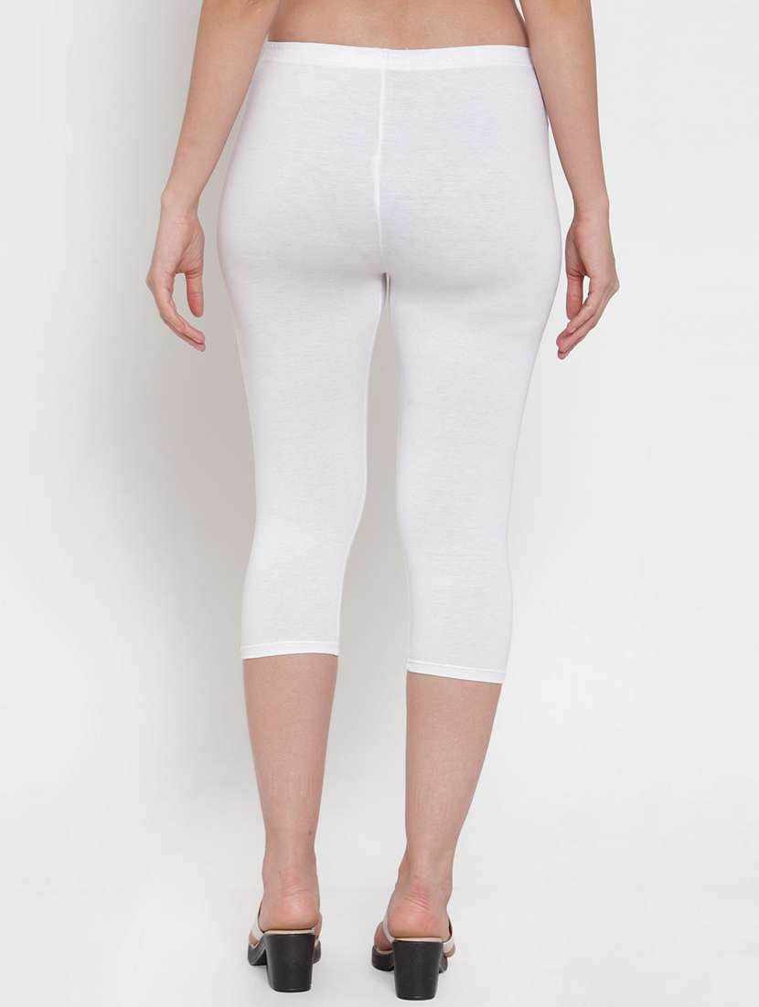 pack of 2 solid capri leggings - 19757410 - Standard Image - 4