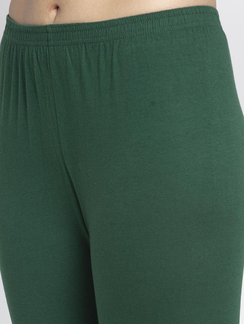 mid rise solid capri leggings - 19757590 - Standard Image - 4