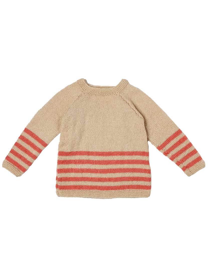 girls self design round neck sweaters - 19757630 - Standard Image - 1