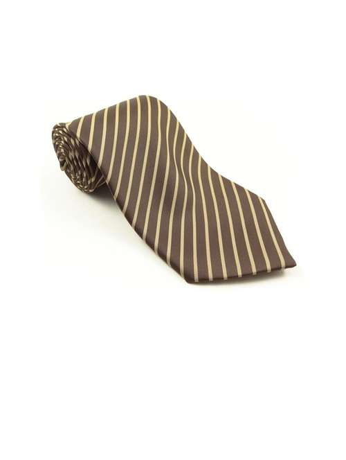 men striped cotton tie - 19759844 - Standard Image - 0