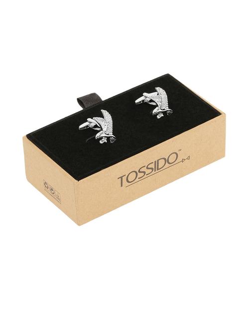 grey metal cufflink - 19761304 -  Standard Image - 0