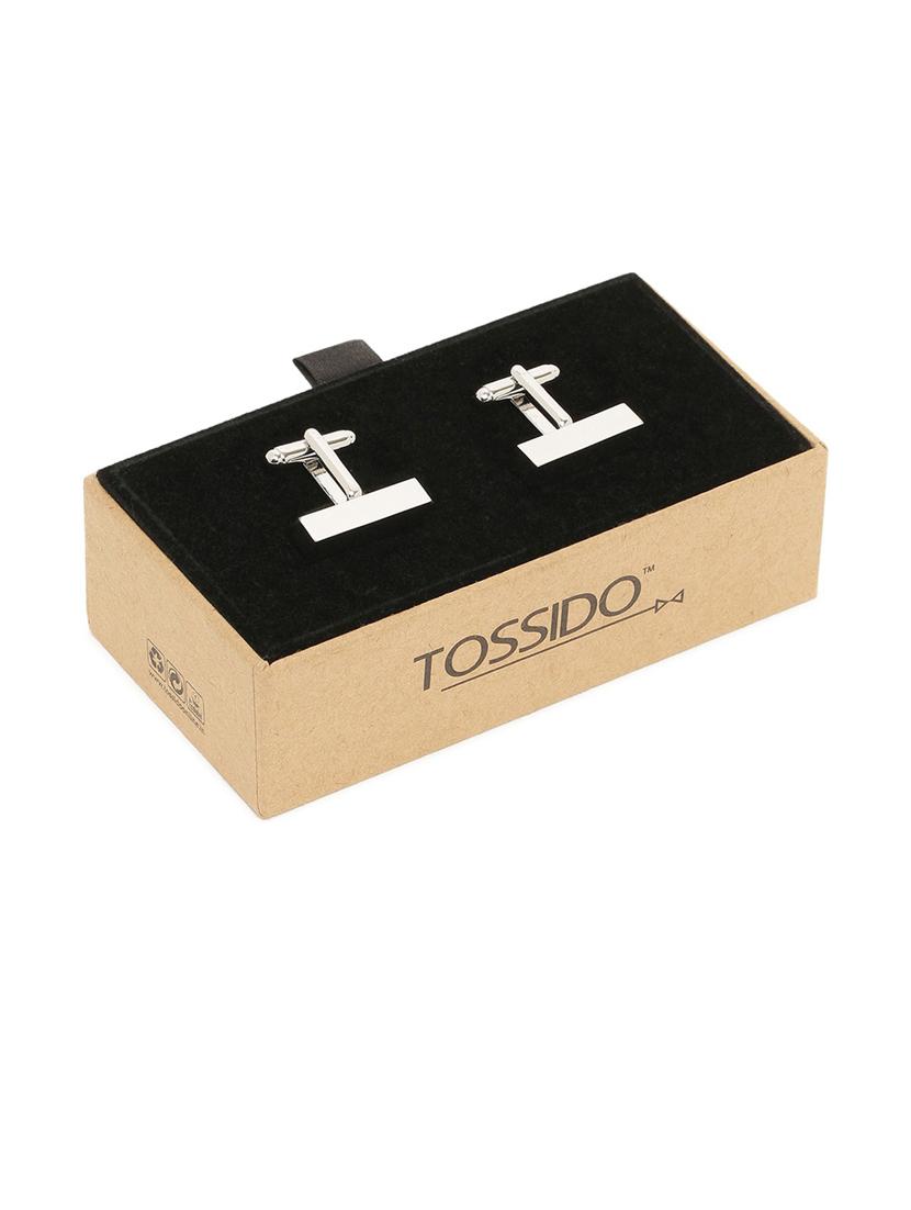 grey metal cufflink - 19761347 - Zoom Image - 0