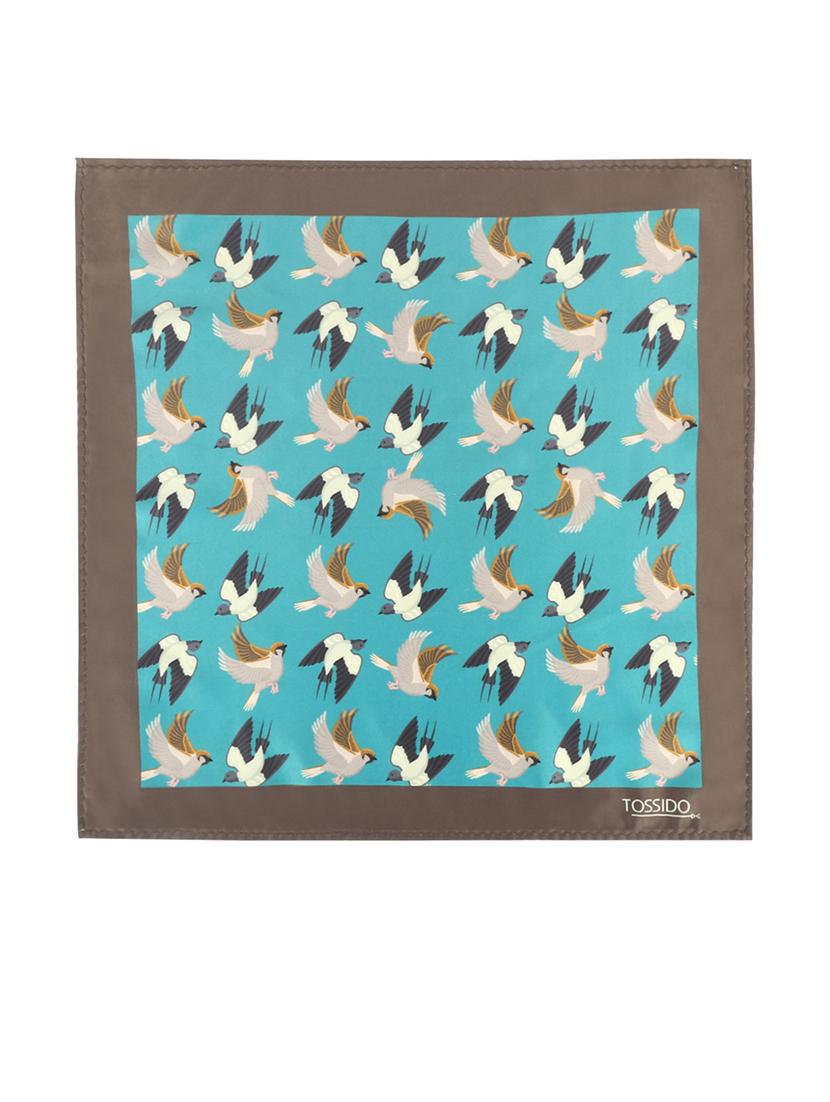 tossido printed pocket square - 19761906 - Standard Image - 1