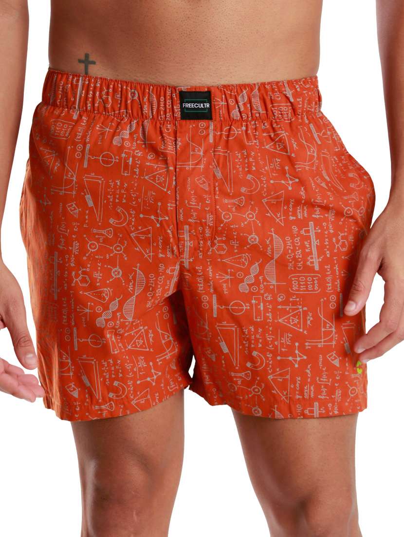 mid rise printed boxer
