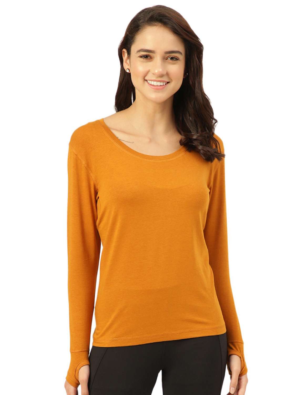 women's plain round neck t-shirt