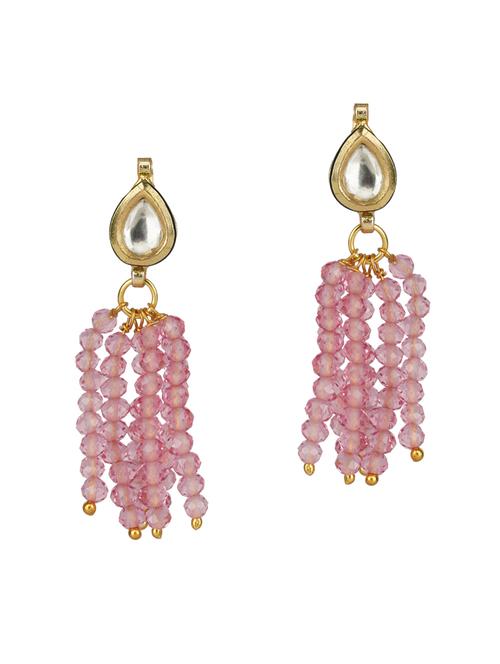 matte gold brass earrings - 19768452 - Standard Image - 0