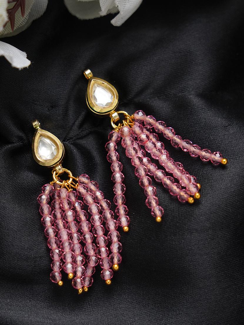 matte gold brass earrings - 19768452 -  Standard Image - 1