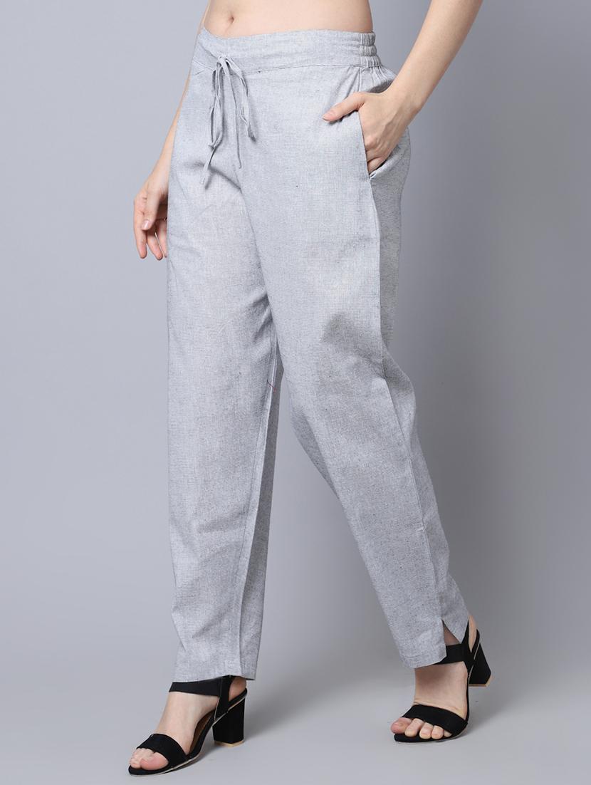 grey flat front trouser - 19771507 -  Standard Image - 1