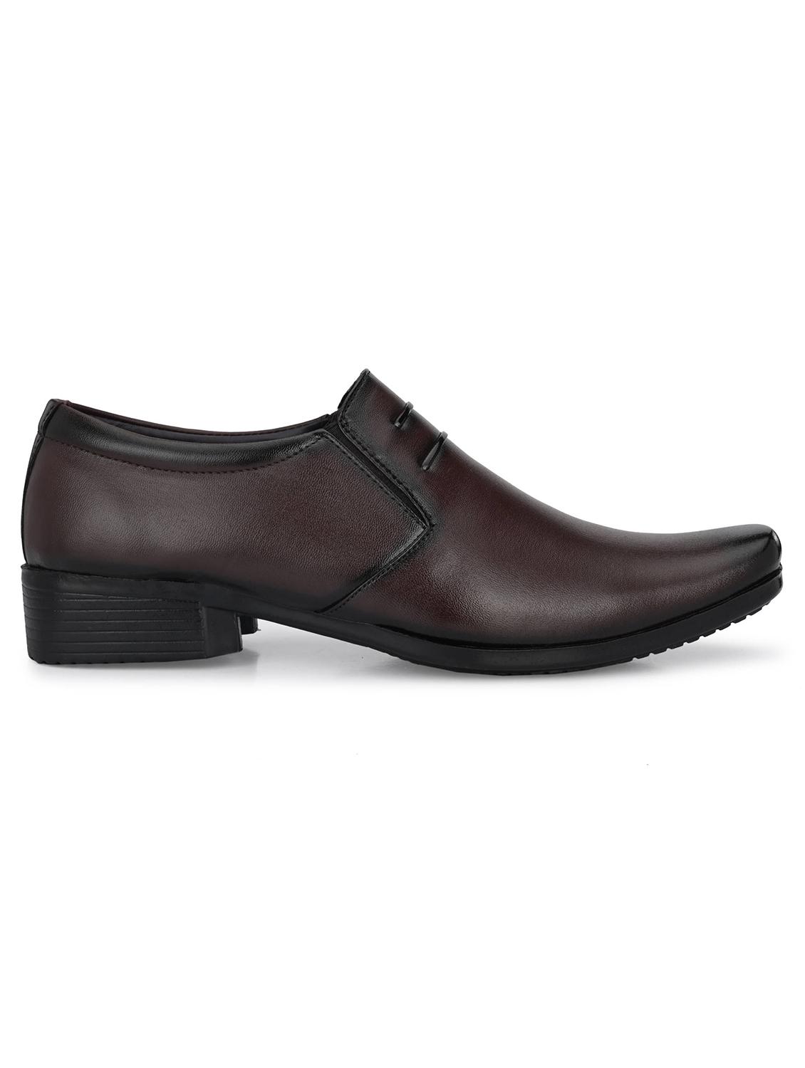 brown slip on formal shoes - 19771511 - Standard Image - 1