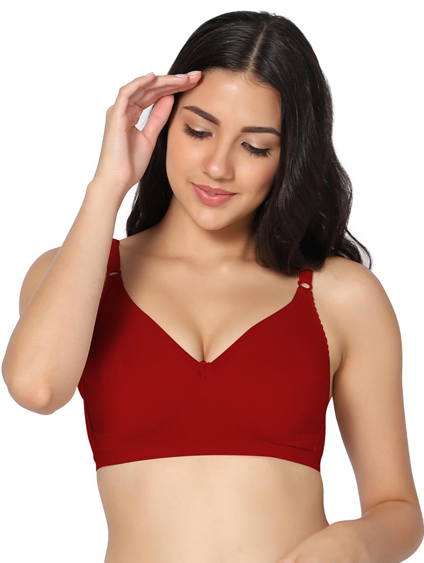 multi colored cotton tshirt bra - 19771793 - Standard Image - 1