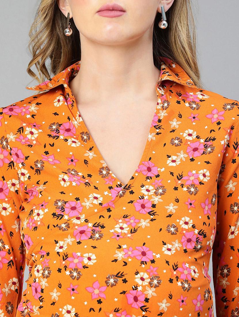 orange floral maternity wear - 19774995 - Standard Image - 6
