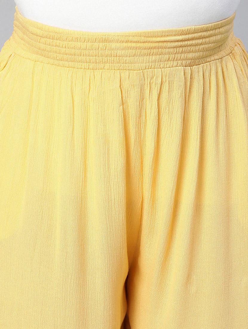 yellow solid maternity pant - 19774999 - Standard Image - 6