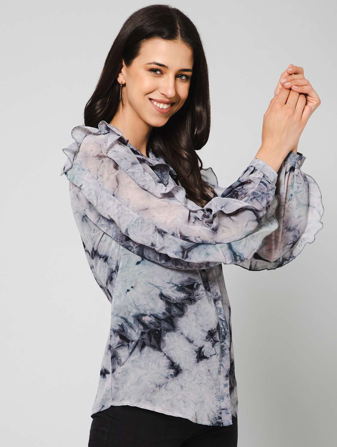 tie & dye regular shirt - 19775874 - Standard Image - 1