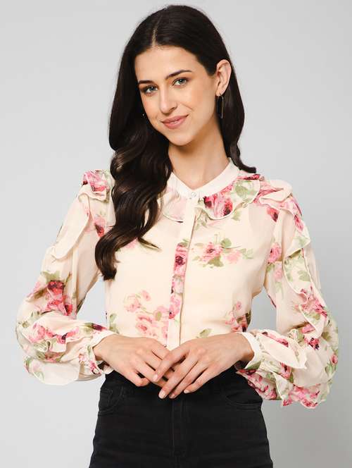 florals print regular shirt - 19775934 -  Standard Image - 0