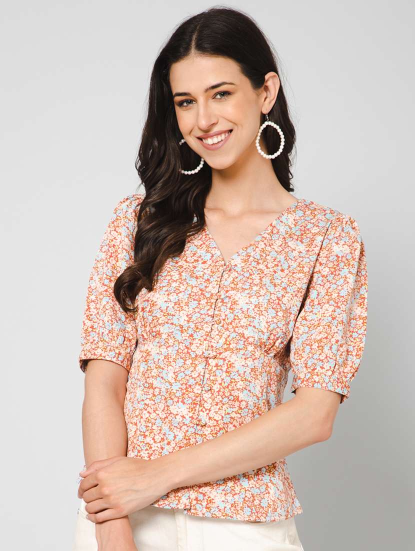 women printed regular shirt - 19775936 -  Zoom Image - 0
