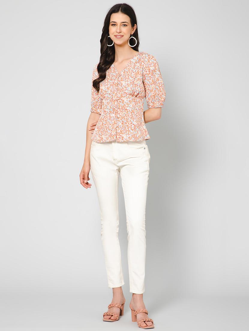 women printed regular shirt - 19775936 - Standard Image - 4