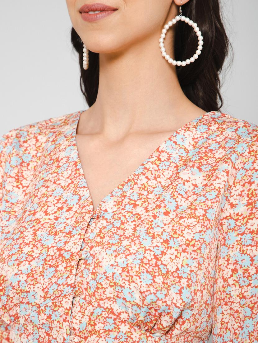 women printed regular shirt - 19775936 - Standard Image - 6