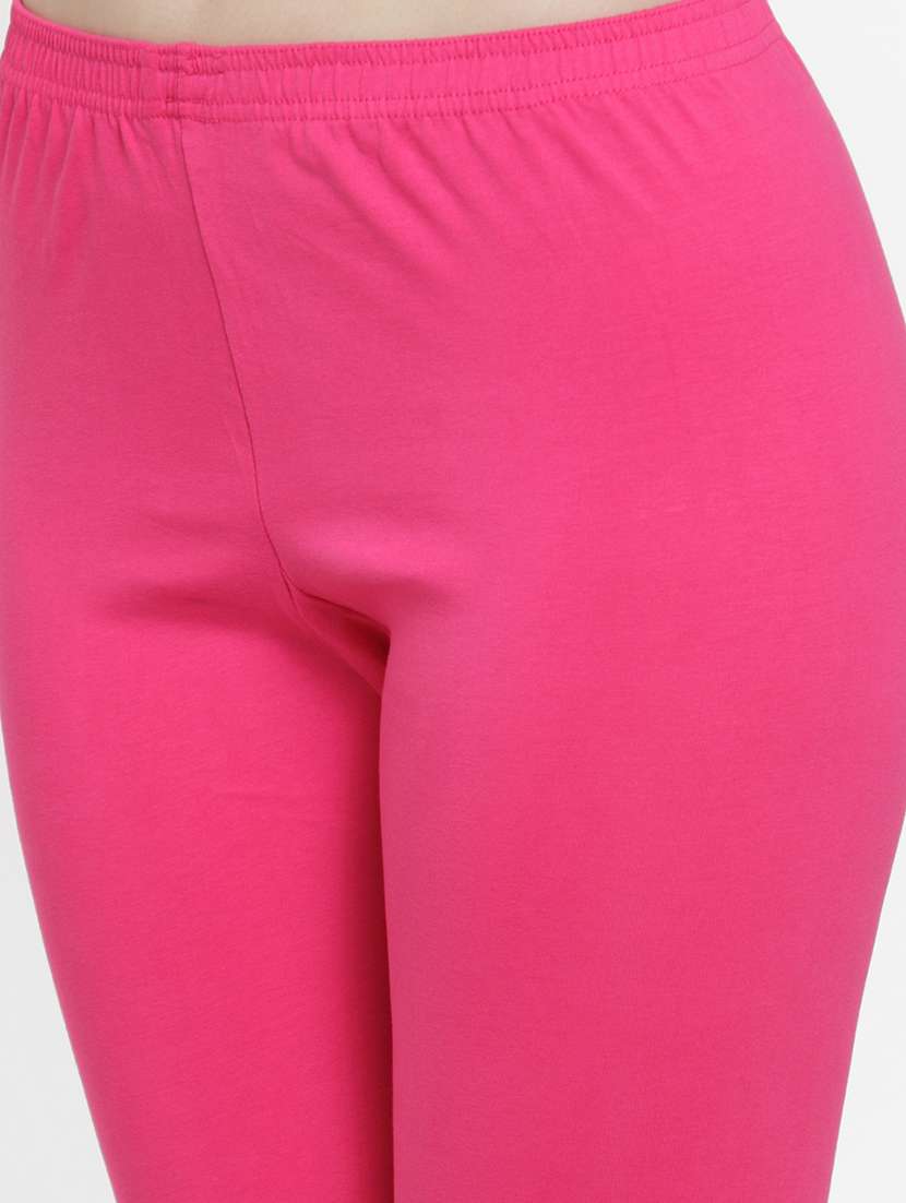 pack of 3 solid lycra leggings - 19776196 -  Standard Image - 6
