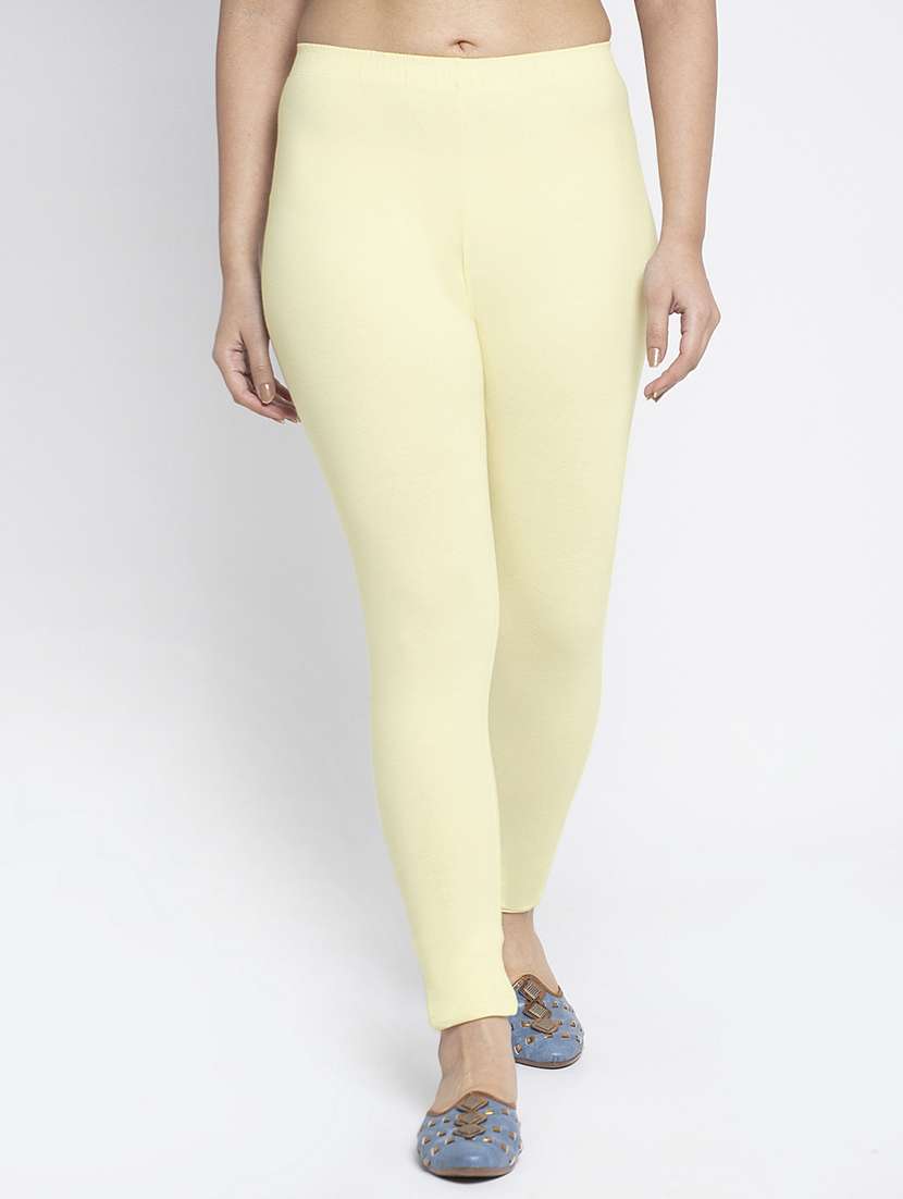 pack of 3 solid lycra leggings - 19776331 -  Standard Image - 4