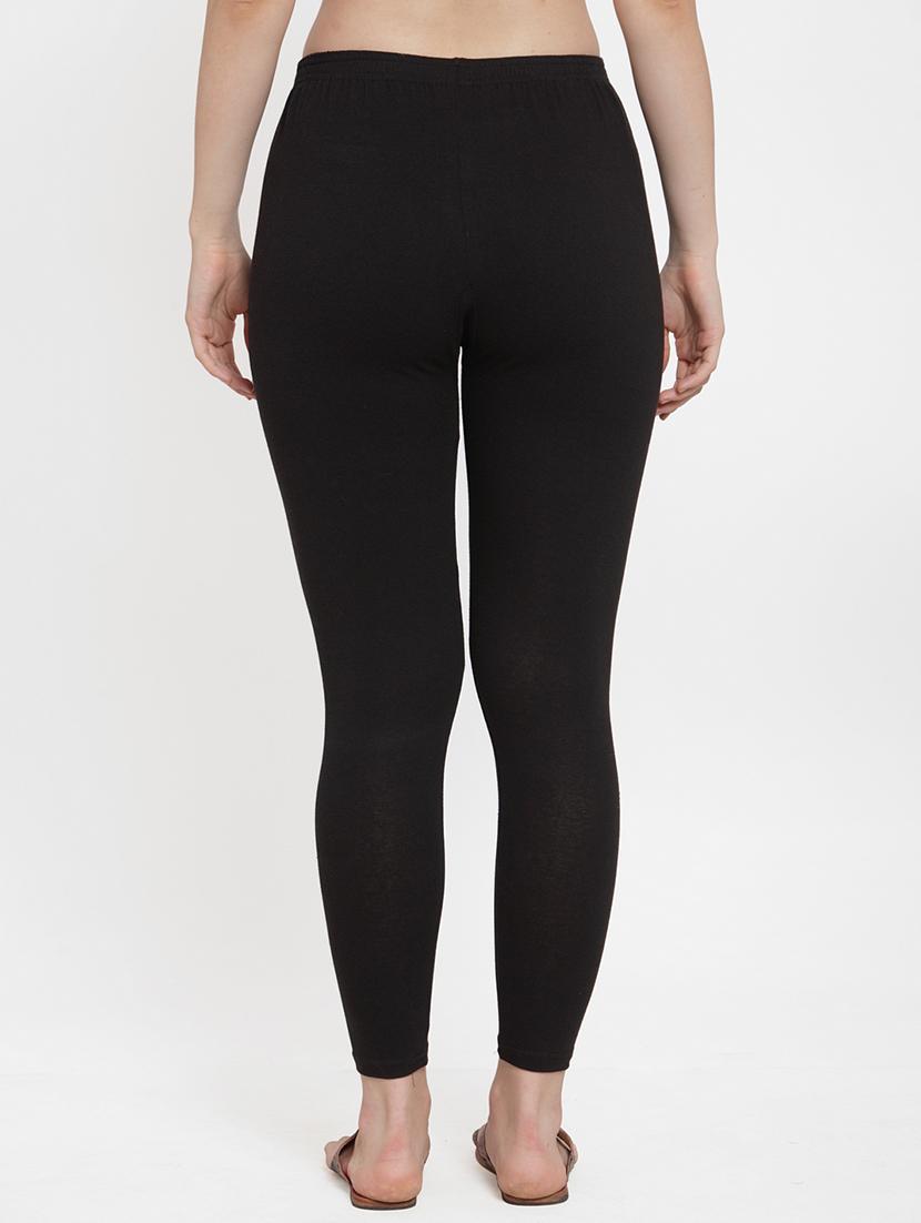 pack of 3 solid lycra leggings - 19776349 - Standard Image - 1