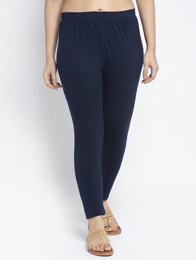 pack of 3 solid lycra leggings - 19776349 - Standard Image - 4