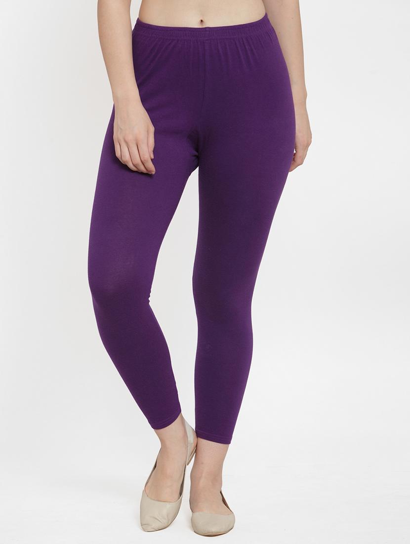 pack of 3 solid lycra leggings - 19776350 - Standard Image - 4